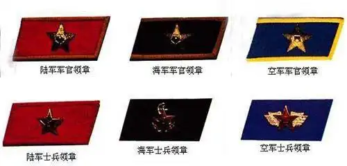 盘点:中国人民解放军领花,领章发展史(组图)