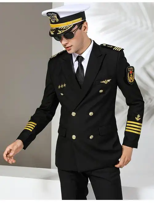 船员制服海员礼服套装成人学生三军升旗手男女仪仗队鼓乐队合唱团