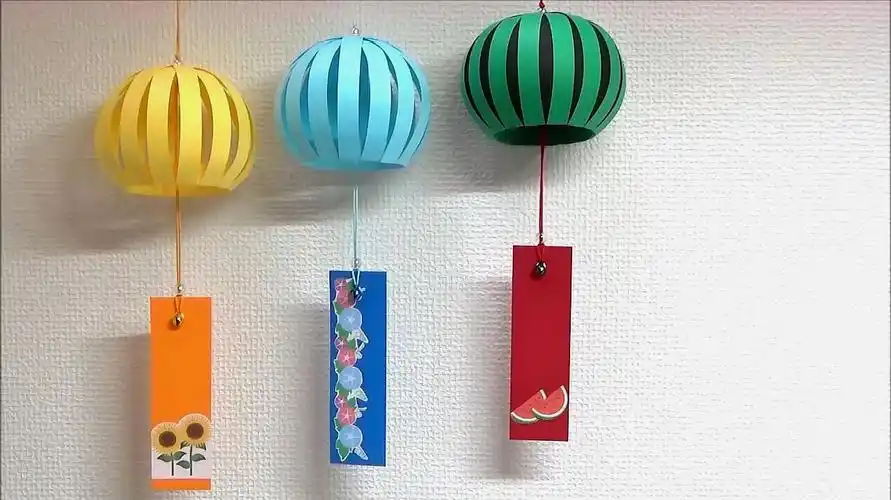 创意手工制作折纸风铃教程折纸风铃制作方法 手工折纸大全-蒲城教育