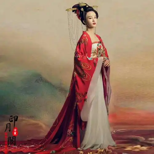 古装古代四大美女杨贵妃同款唐朝汉服襦裙皇后民族服装