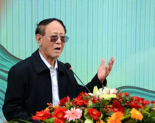 胡德平参加中华姓氏文化书法展暨荣誉文化博览园开园仪式