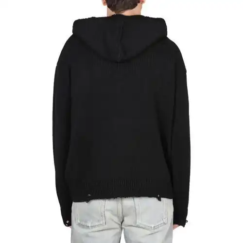 圣罗兰saint laurent 卫衣男士奢侈品棉质造旧质感连帽衫 图片色 s