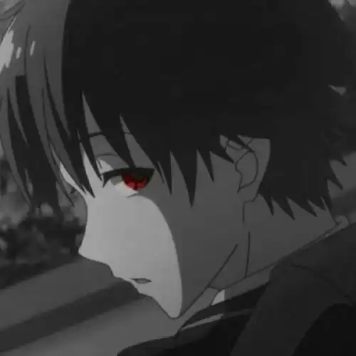 二次元病娇男头像,虽有点病娇但是帅气撩人