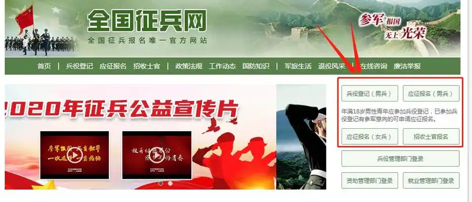2021全国征兵网上登录入口