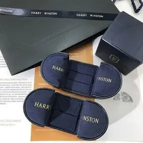 戒指对戒盒项链盒harry winston钻戒盒海瑞温斯顿首饰包装盒子