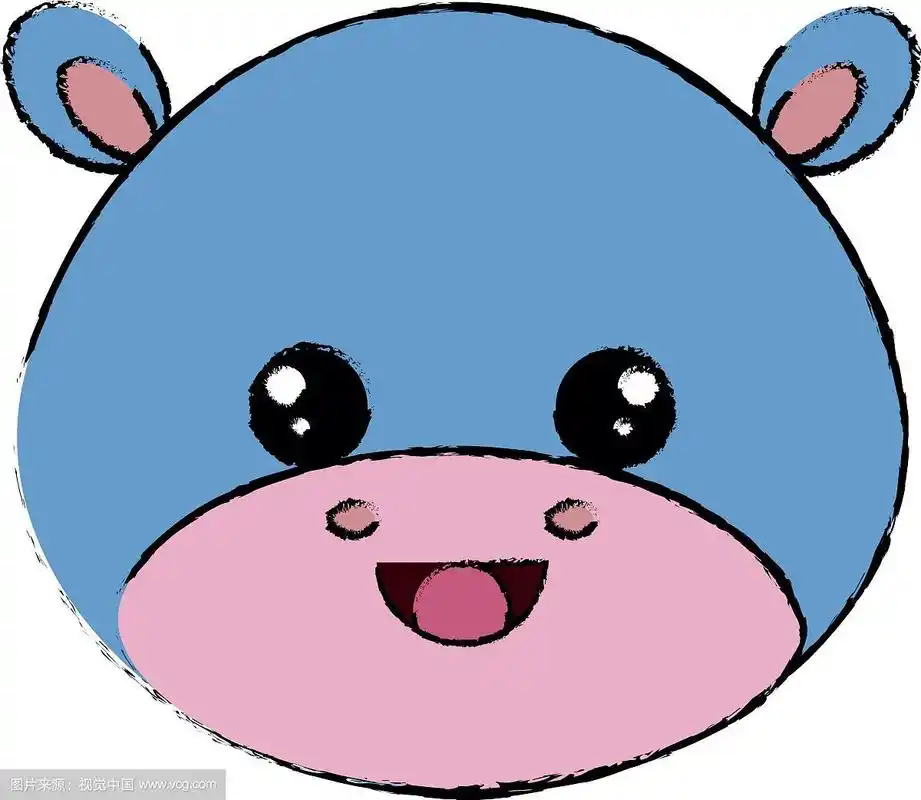 可爱而温柔的河马头性格