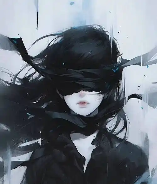 蒙眼系头像 高冷感头像_音乐_浏览器_好坏