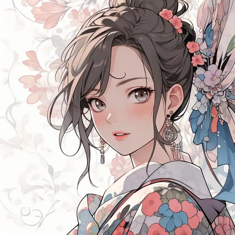 96 唯美手绘女生头像精选