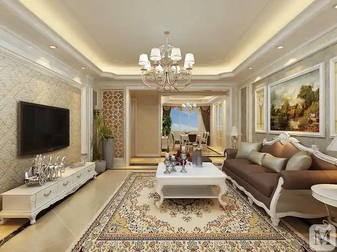 简欧客厅沙发装修效果图