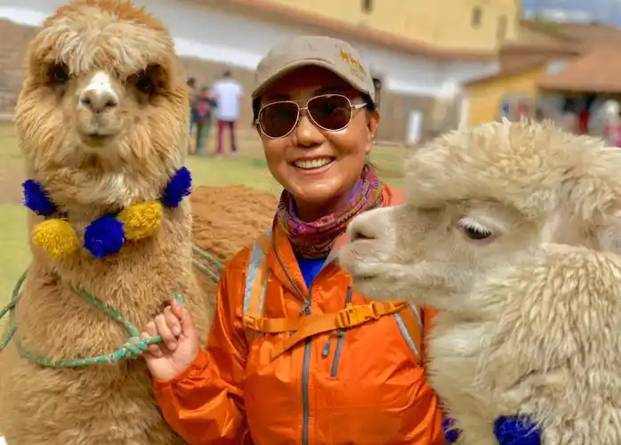 在秘鲁徒步登上马丘比丘海拨只有2430米