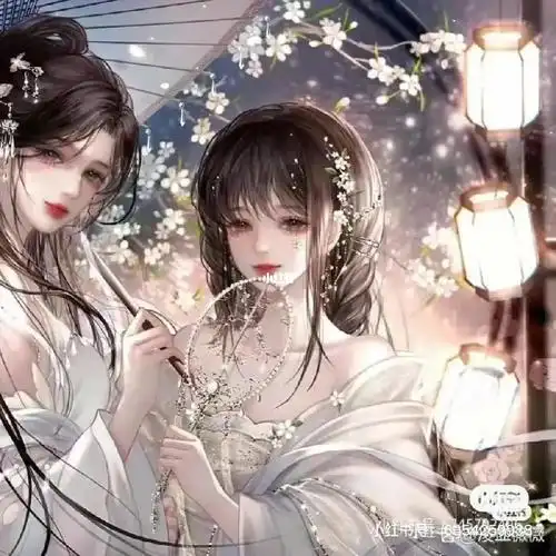 超仙气的古风闺蜜头像.