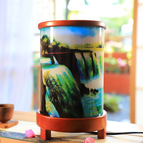 木成春光乍泄旋转跑走马灯依瓜苏瀑布灯张国荣周边纪念品同款