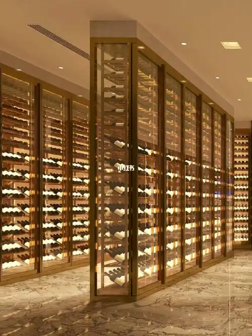 酒窖酒柜星级酒店大堂恒温酒柜酒窖设计