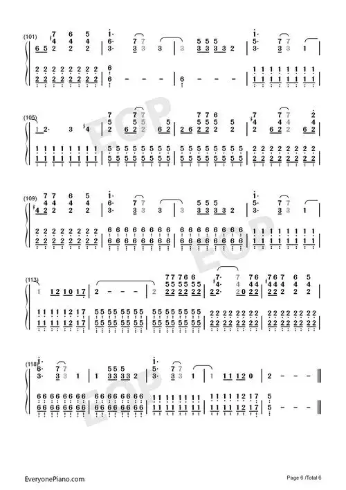 youbelongwithmetaylorswift双手简谱预览6