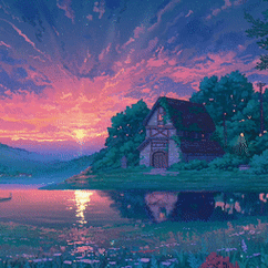 wallpaper engine傍晚时的童话小屋动态壁纸下载-wallpaper engine