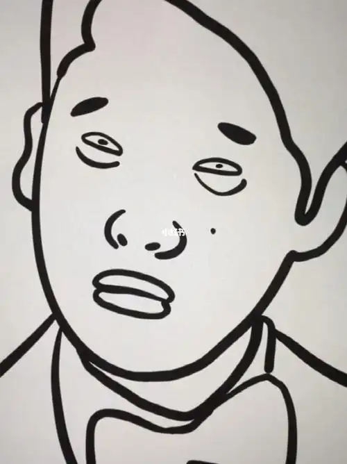 手绘郭麒麟线稿仅供参考