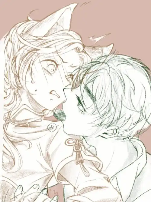 (前提是我会画)#黑塔利亚  #aph  #亚瑟柯克兰  #王耀#朝耀