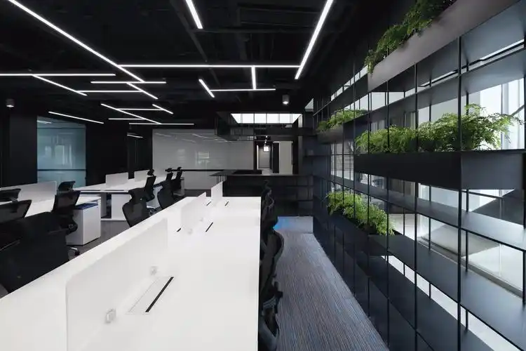 【share design】极简黑白灰,超时尚的办公空间设计