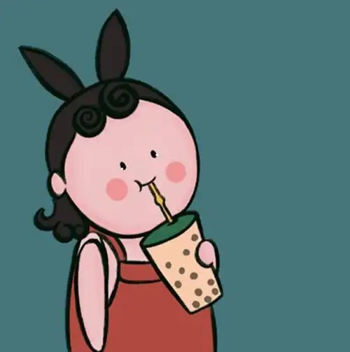 小眼睛圆脸萌娃的可爱头像下载