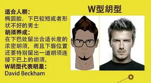 男人胡子造型:胡子的留法与脸型的搭配图片