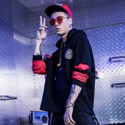 中国新说唱男子套头卫衣秋季新品嘻哈潮流长袖上衣882329059254