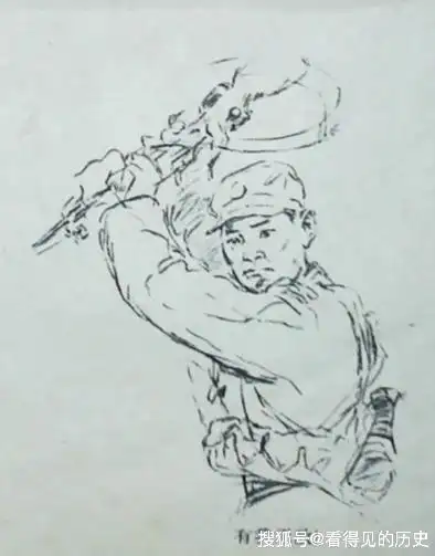 简笔画解放军画像简笔画军人打仗卡通简笔画解放军简笔画步骤关键词