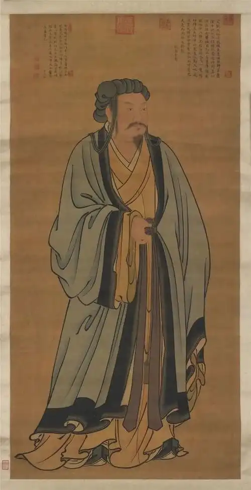 诸葛亮画像《三国演义》的深邃在于它不仅揭示了周瑜这样一个人的个性