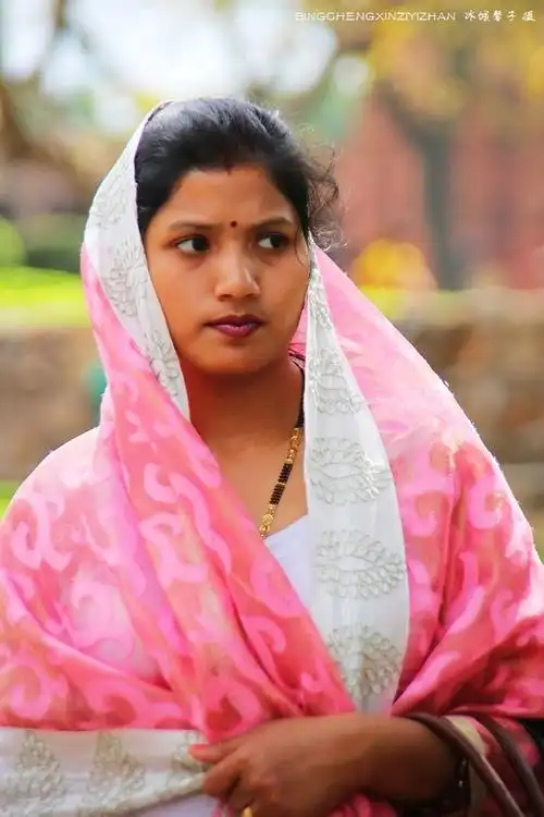 神秘的印度热情友好的邻居