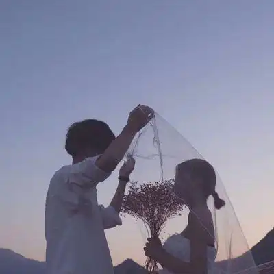 婚纱唯美意境图片 婚纱是为你而_qq情侣头像_我要个性网