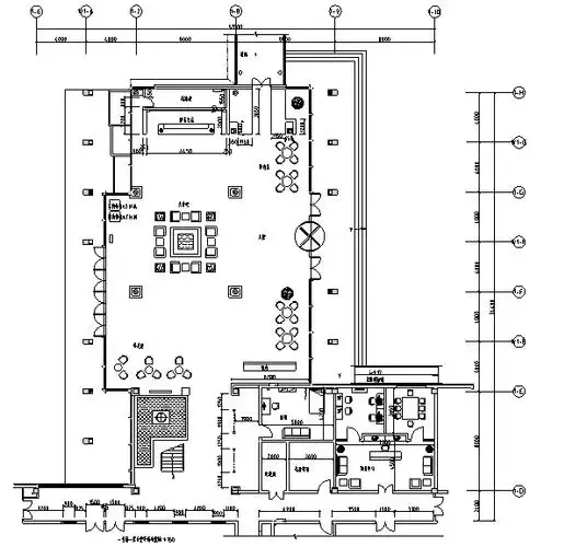 大堂平面布置图