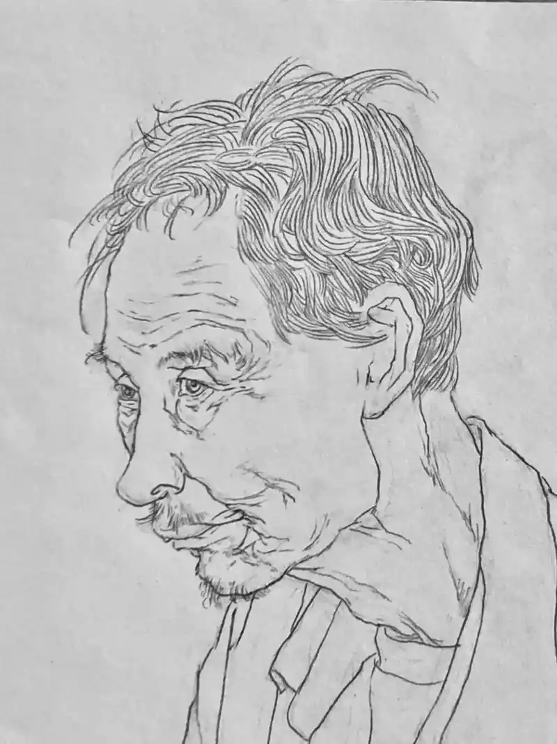 临摹徐默人物速写,多学习多吸收.#画画使我快乐 #画出梦想抖 - 抖音