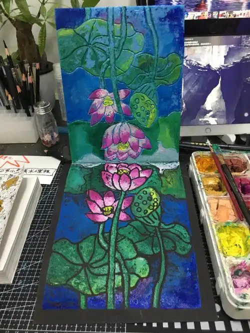 吹塑纸版画直播教学分享