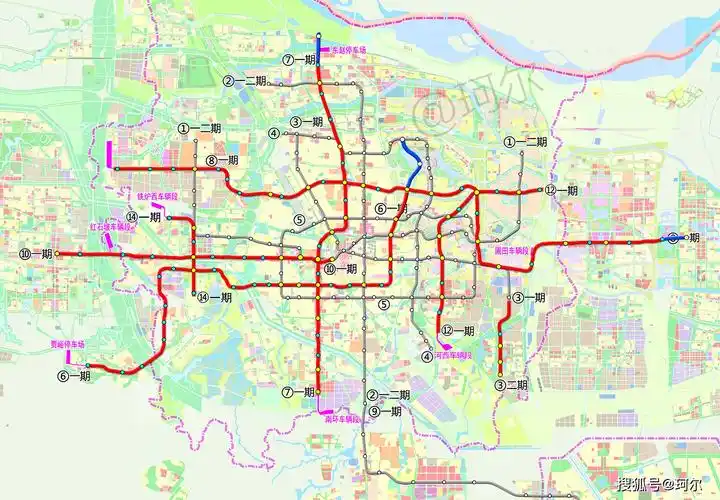 郑州多条在建轨道交通土地规划调整技术服务项目招标!_线路_地铁_设站