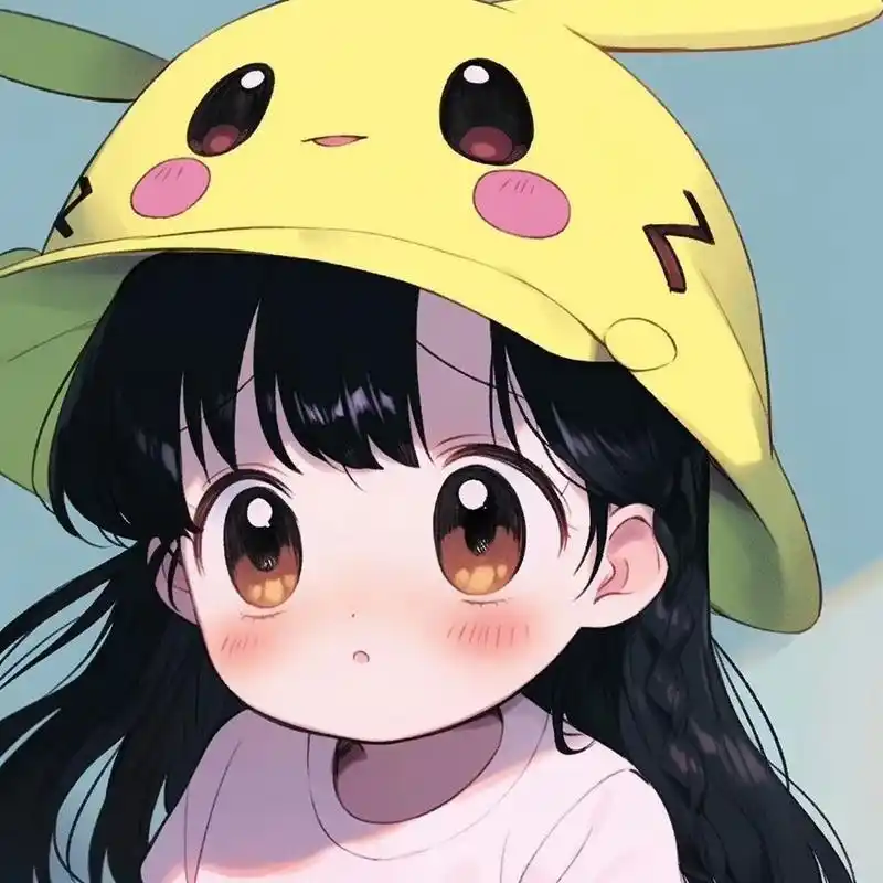 皮卡丘可爱女生头像!