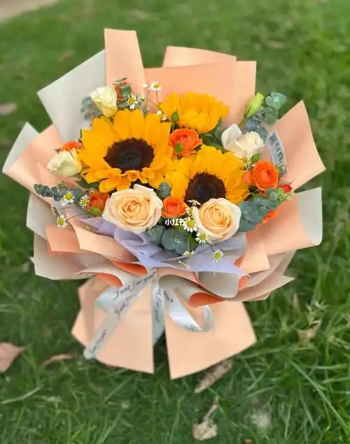 毕业季向日葵花束