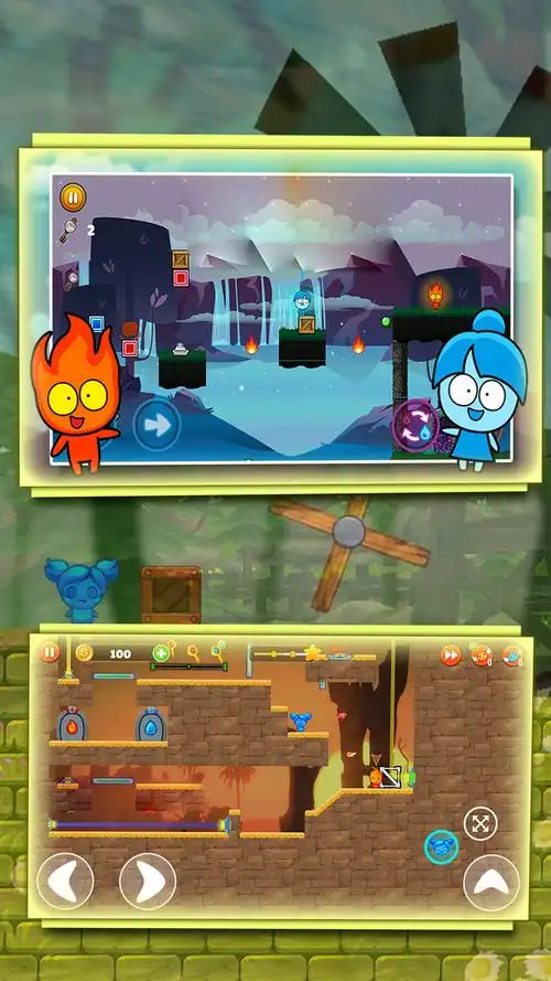 森林冰火人双人闯关-森林冰火人:勇闯森林神庙双人版下载-昆多手游