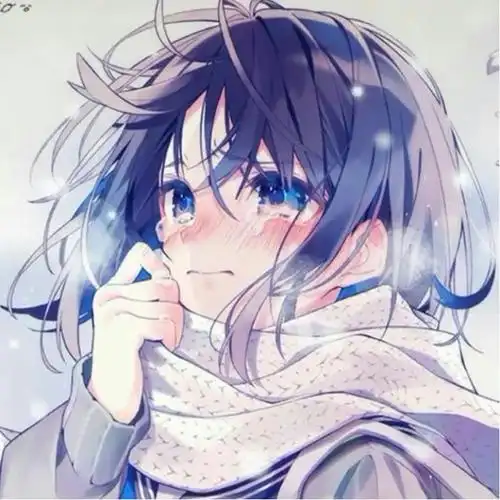 泪流满面伤感漫画女生头像图片破碎的心是无法再找回的