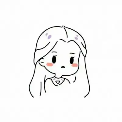 简笔画可爱女孩.