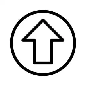 双上箭头图标简单线条插图图片