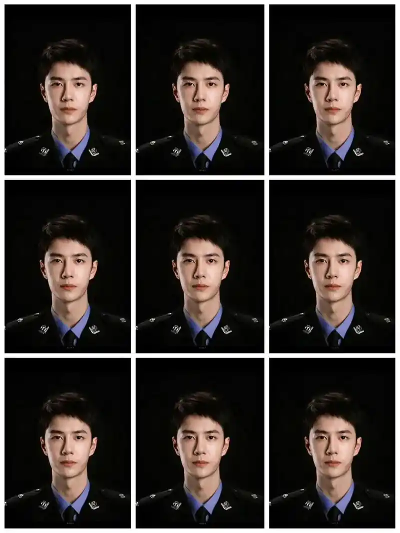 我的警察男友陈宇#证件照#王一博 - 抖音