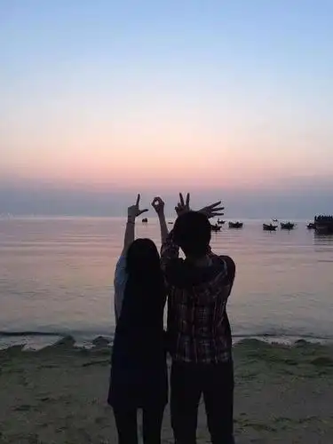 情侣头像女生男生小清新背影韩范唯美壁纸图片