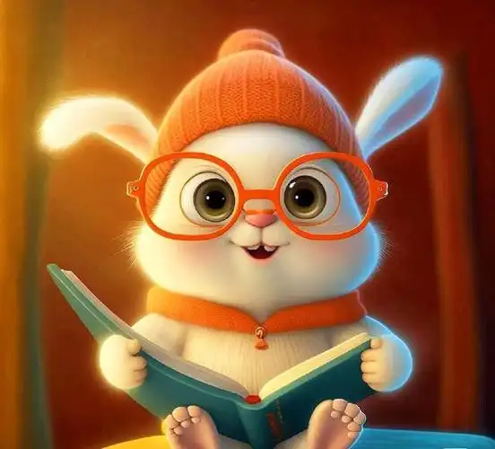 爱学习的呆萌兔子