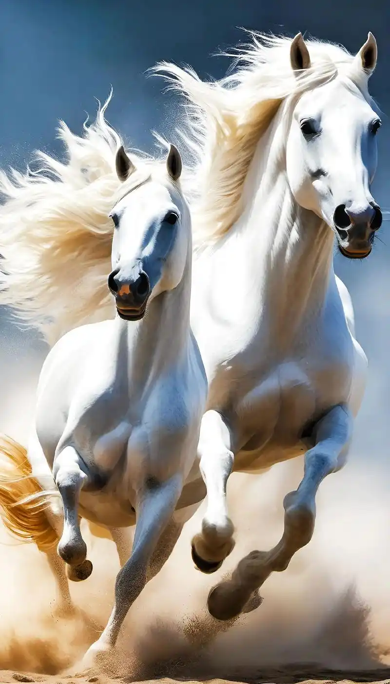 飞驰如风,骏马奔腾.它们如同自由的灵魂,驰骋在无尽的草原上, - 抖音