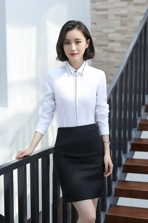 时尚大码女装ol职业装套装正装女士工作服工装西装职业女裤套装01