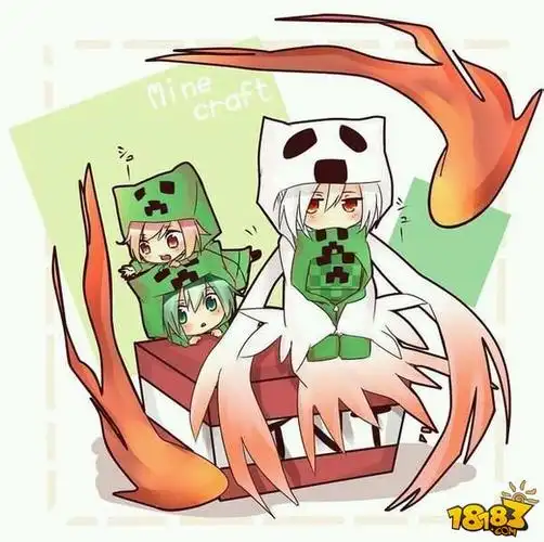 爆炸也要撩我的世界苦力怕娘图赏8