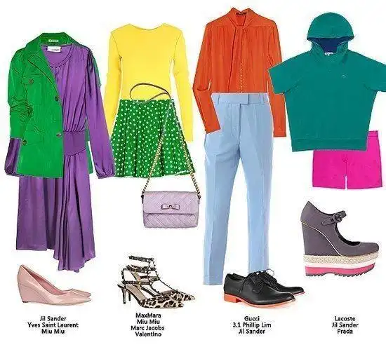 服装色彩搭配秘诀