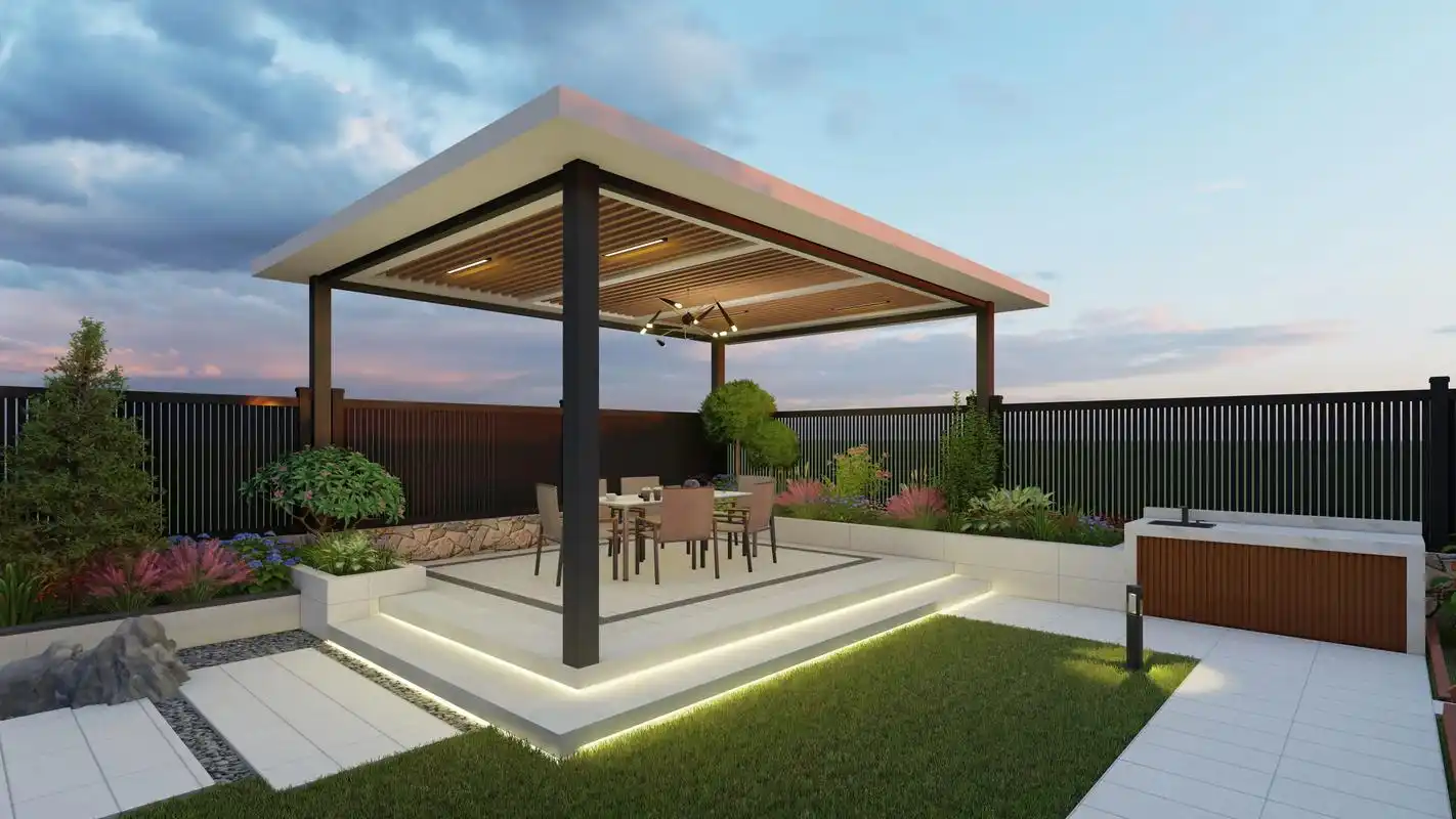 私家庭院小景观设计公司,花园,水景,绿植,休闲区……你可以根 - 抖音