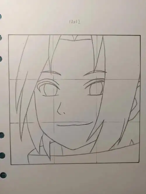 手把手教你画超可爱的佐助