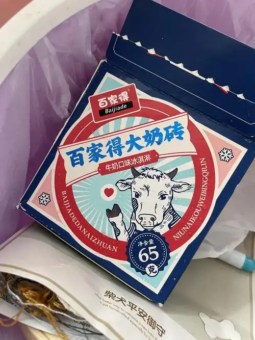百家得大奶砖 奶味雪糕的佼佼者