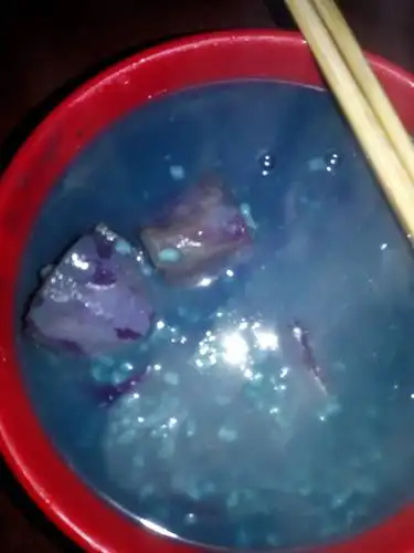 这种薯我以为是紫薯,结果粥的颜色是蓝色的.请问这是什么薯?